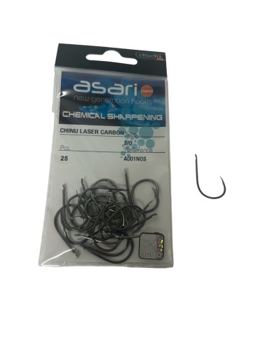 Anzuelo ASARI chinu laser carbon