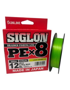 Trenzado SUNLINE Siglon PE X8 lIGHT Green (300m) 2