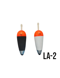 Flotador-Boya alargada GACI LA-2 (32X80 mm – Peso: 25 gr. – Lastre admitido: 10gr).