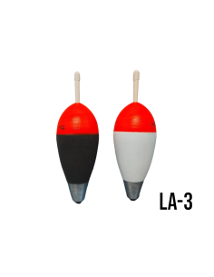 Flotador-Boya alargada GACI LA-3 (40X90 mm – Peso: 43 gr. – Lastre admitido: 15gr).