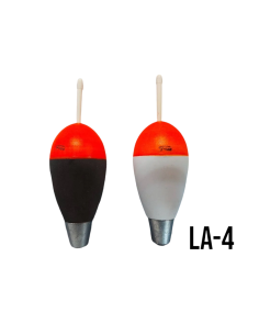 Flotador-Boya alargada GACI LA-4(45X100 mm – Peso: 60 gr. – Lastre admitido: 15gr).