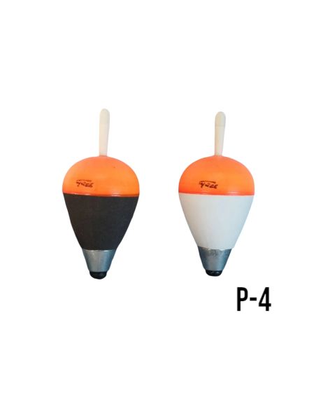 Flotador-Boya pera GACI P-4 (39X62 mm – Peso: 25 gr. – Lastre admitido: 10gr).